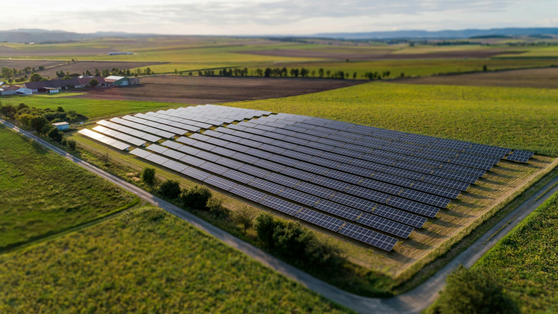 Usina solar responsável pela geração de créditos de energia